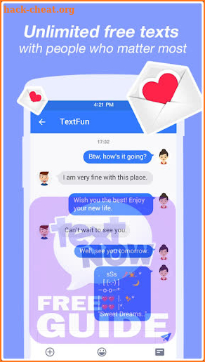 TextNow: Text Me free US Number Tips screenshot