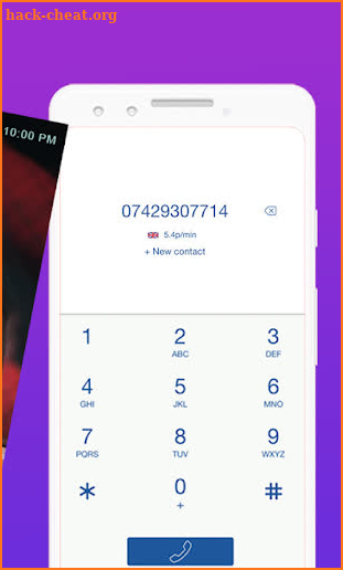 TextNow US Number Clue screenshot