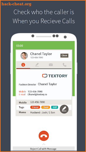 TexTory - Individual CRM, Personal Productivity screenshot