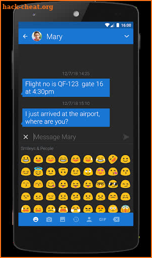 Textra Emoji - Android Blob Style screenshot
