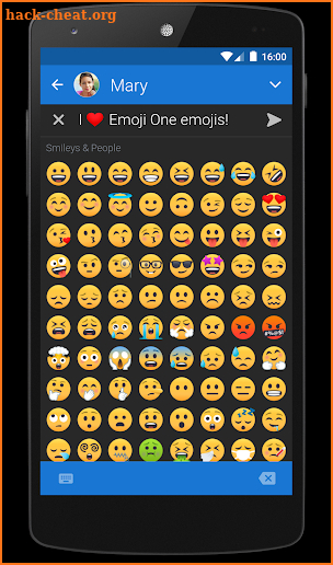 Textra Emoji - Emoji One Style screenshot