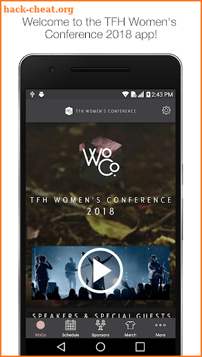 TFH Women's Conference 2018 screenshot
