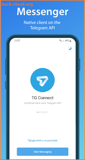 TG Connect screenshot