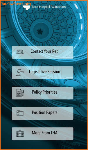 THA Legislative Session App screenshot