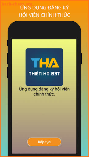 THABET: Đăng ký hỗ trợ screenshot