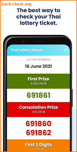 Thai Lottery Results 2022 screenshot