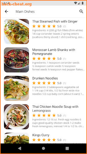 Thai Recipes screenshot