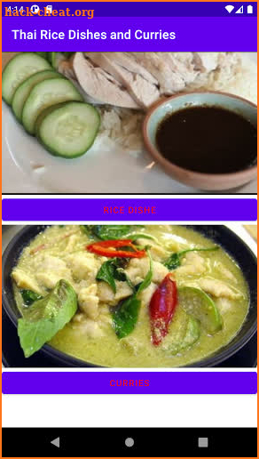 Thai Rice Dishes and Curries screenshot