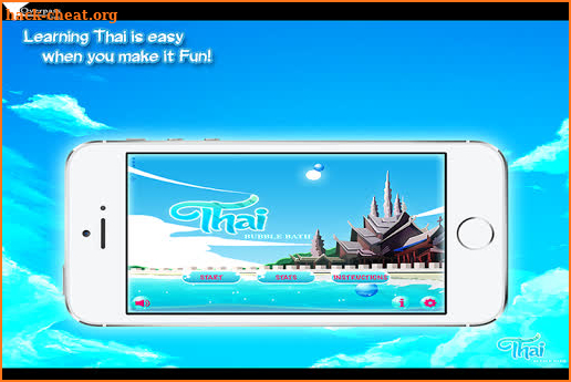 Thai Words Bubble Bath Game screenshot