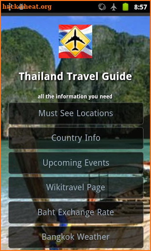 Thailand Travel Guide screenshot