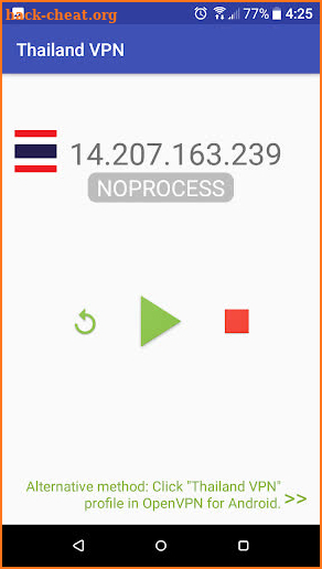 Thailand VPN - Plugin for OpenVPN screenshot