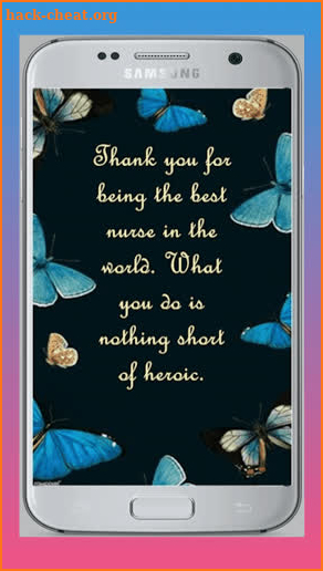Thank you messages for nurses screenshot