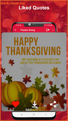 Thanks Giving Quotes screenshot