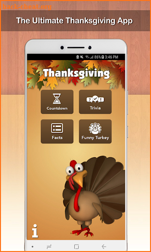 Thanksgiving 2018 App screenshot
