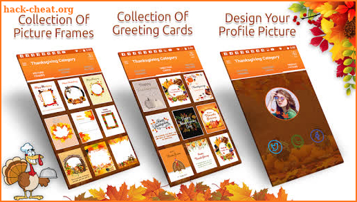 Thanksgiving Cards And Photo Frames screenshot