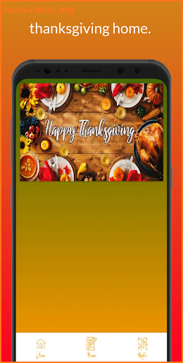 thanksgiving day dinner screenshot
