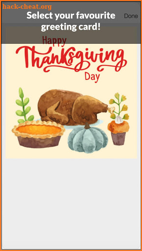 Thanksgiving Day Greeting Cards @ E-Cards screenshot