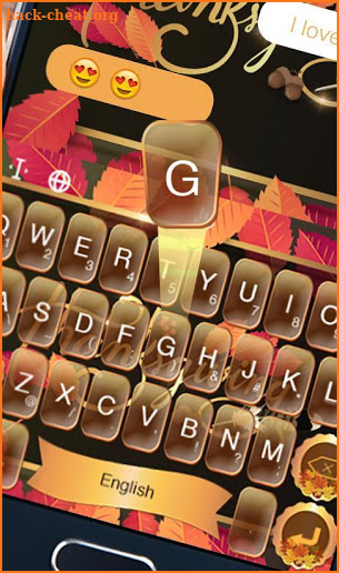 Thanksgiving Day Keyboard Theme screenshot