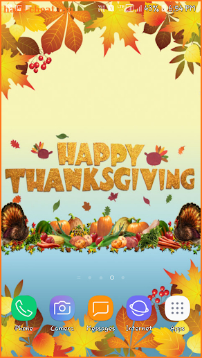 Thanksgiving Day Live Wallpaper screenshot