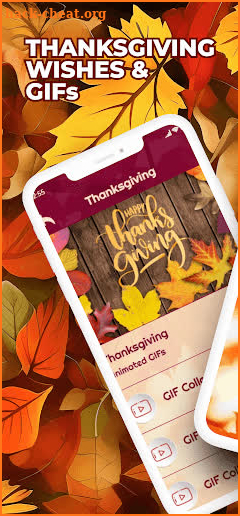 Thanksgiving Day Wishes GIF screenshot