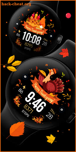 Thanksgiving Festive - Wear OS screenshot