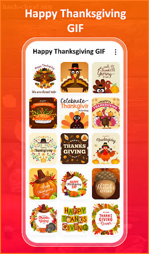 Thanksgiving GIF screenshot