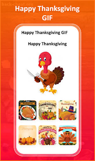 Thanksgiving GIF screenshot