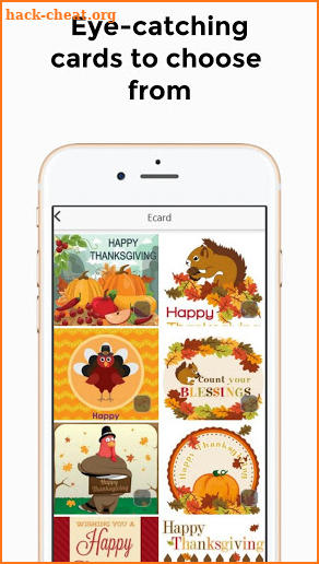 Thanksgiving Greeting Cards & Messages screenshot
