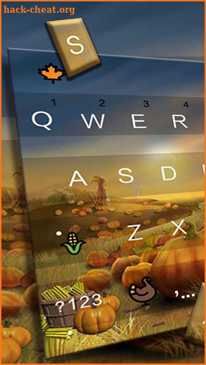 Thanksgiving Happy Keyboard Theme screenshot