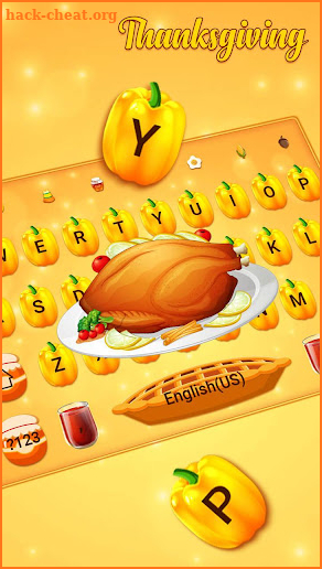 Thanksgiving Keyboard screenshot