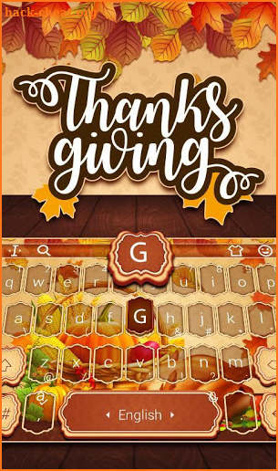 Thanksgiving Keyboard Theme screenshot