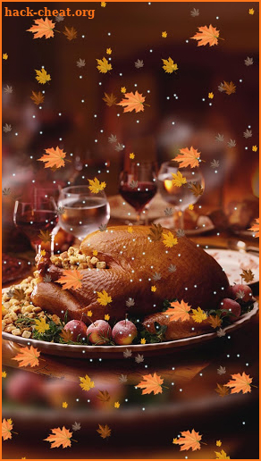 Thanksgiving Live Wallpaper - Autumn Theme screenshot