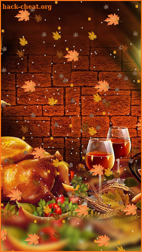 Thanksgiving Live Wallpaper - Autumn Theme screenshot