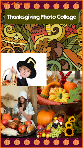 Thanksgiving Photo Collage screenshot