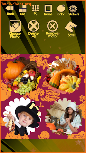 Thanksgiving Photo Collage screenshot