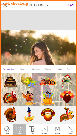 Thanksgiving Photo Editor screenshot