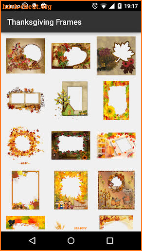 Thanksgiving photo Frames screenshot