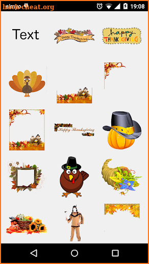 Thanksgiving Photo Stickers screenshot