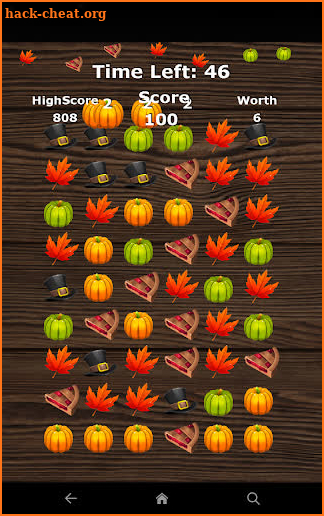 Thanksgiving Retro Match 3 Game screenshot