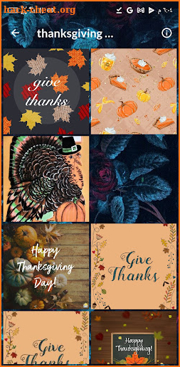 thanksgiving wallpapers screenshot