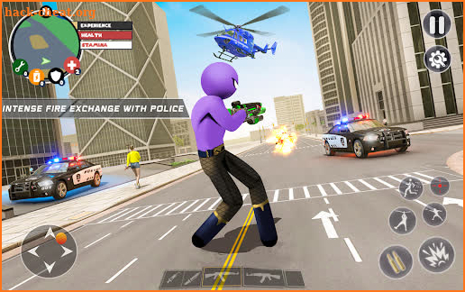 Thano Stickman Rope Hero Counter OffRoad Batte screenshot