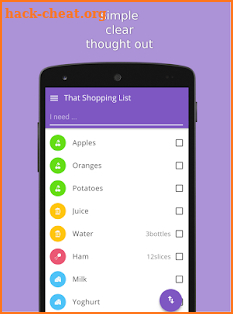 That Shopping List screenshot