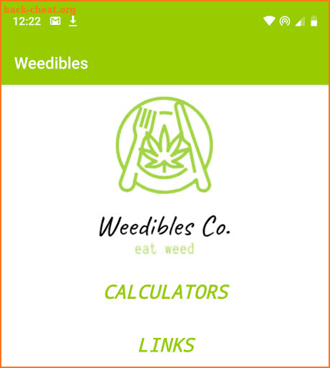 THC Edibles Calculator screenshot