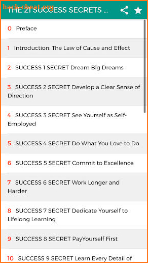 The 21 Success Secrets of Self-Made Millionaires screenshot