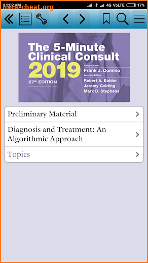 The 5-Minute Clinical Consult 2019 screenshot