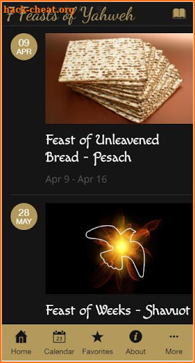 The 7 Feasts of Yahweh screenshot