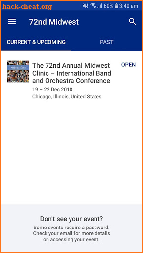 The 72nd Annual Midwest Clinic screenshot