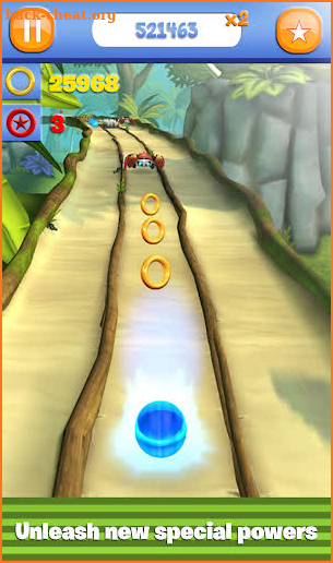 The Adventures of Sonic in Jungle Dash 3D screenshot