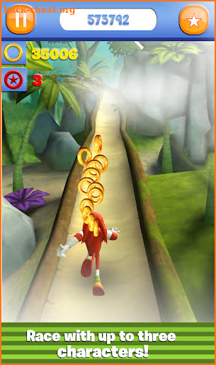 The Adventures of Sonic in Jungle Dash 3D screenshot