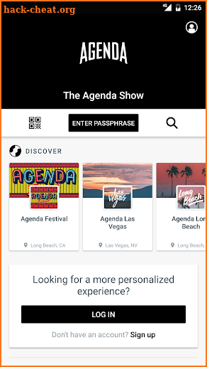 The Agenda Show screenshot